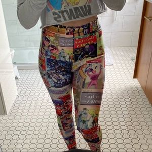 UNBRANDED DC Comic Book Leggings